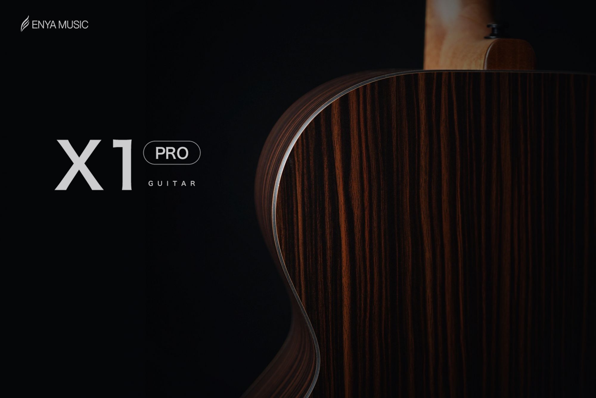 Enya EA-X1 PRO SP1 EQ 41 TransAcoustic Guitar- Natural Matt Finish