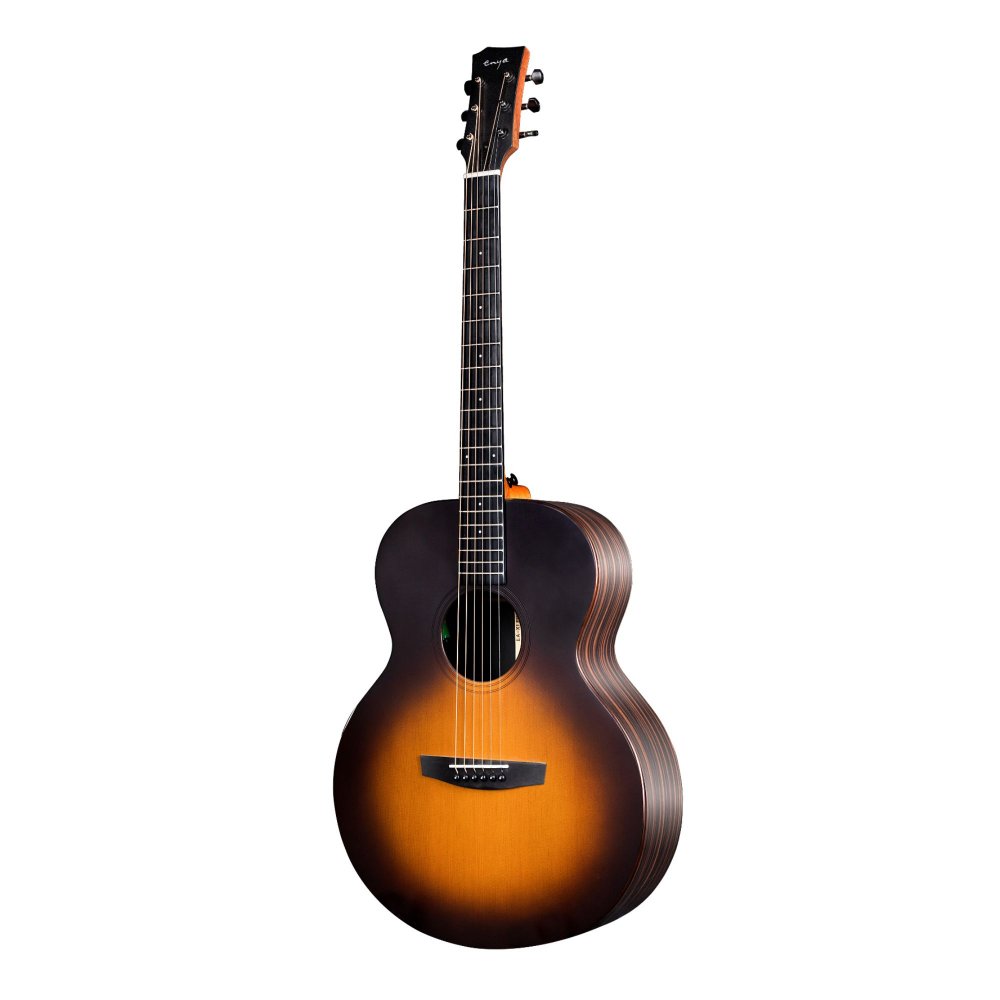 Enya EM-X1 PRO EQ 36TransAcoustic Guitar- Sunburstsunset Matt Finish