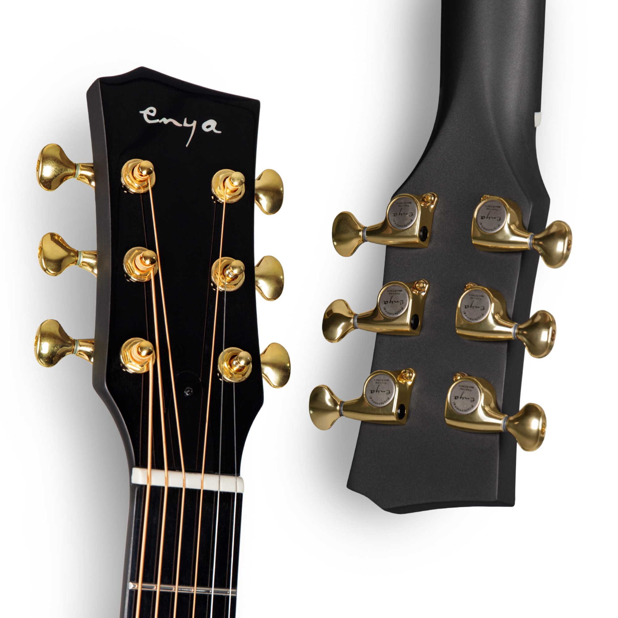 X4 PRO MINI 36 EQ TransAcoustic Guitar- Black Glossy with Hard case