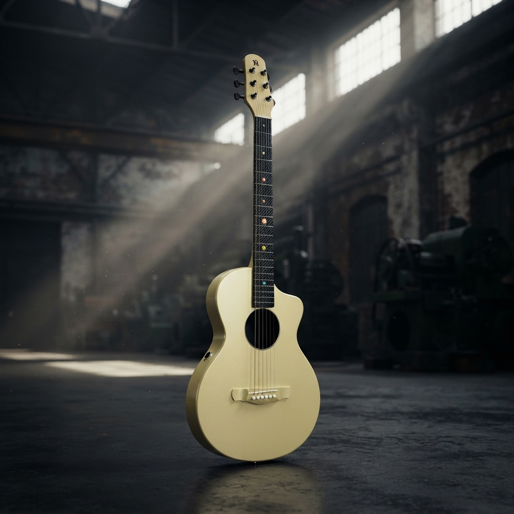 Natasha Asteroid NSX Carbon Fibre Acoustic Guitar with Smart Pickup Glaze gold