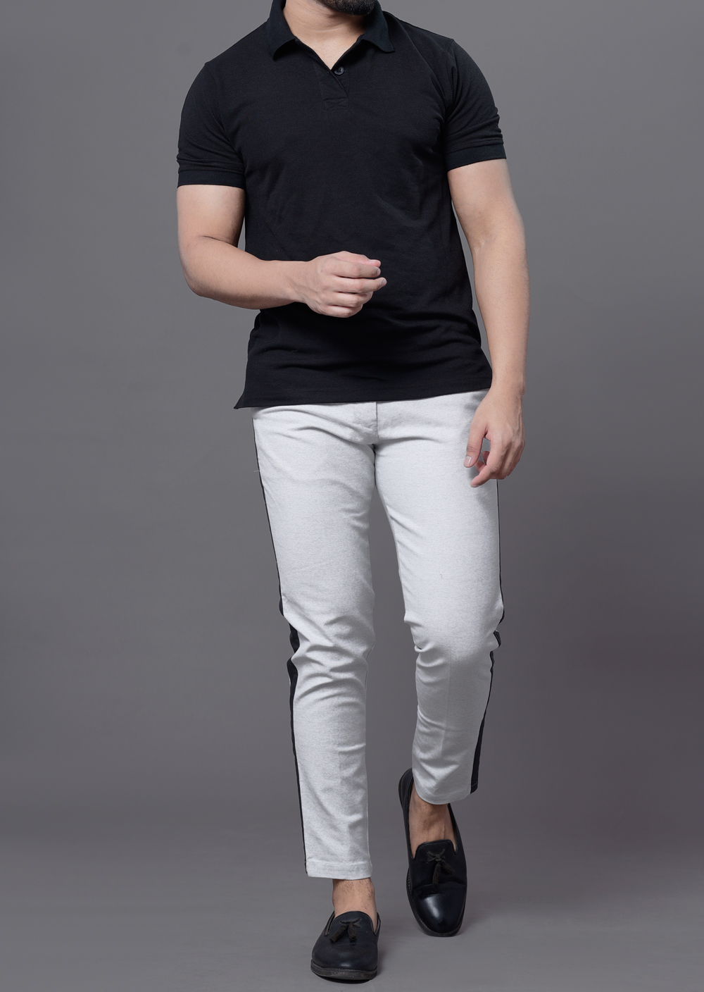 Mens Side taped pants