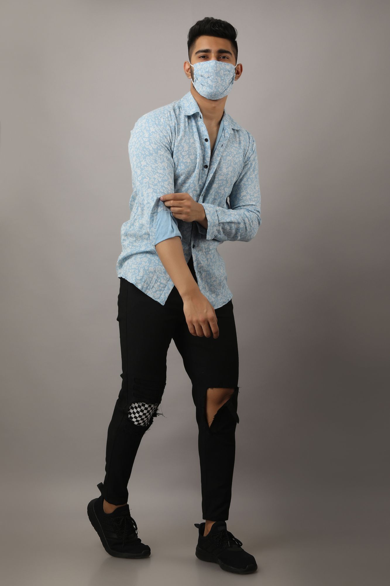 Mens Printed Soft Shirt