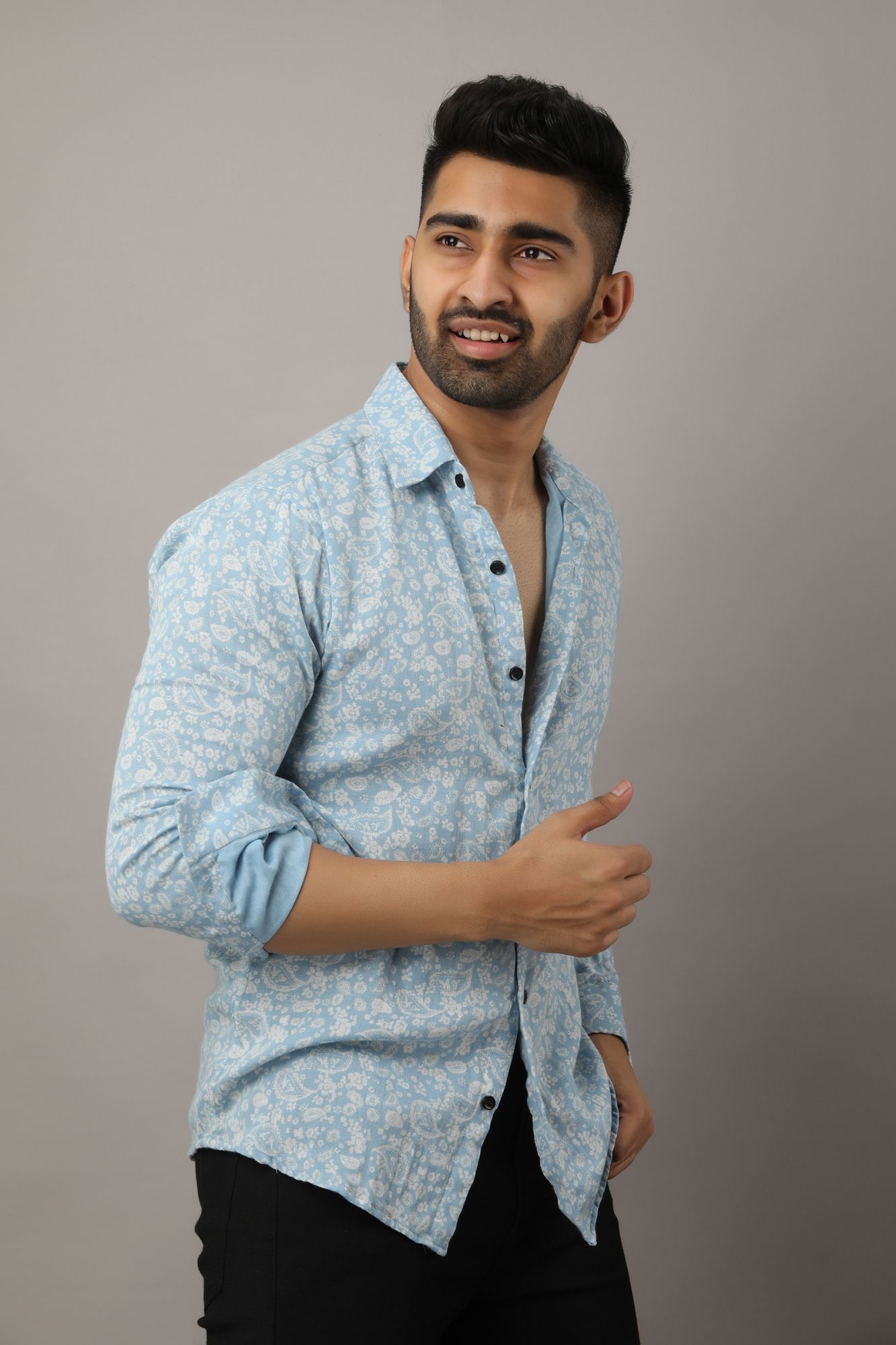 Mens Printed Soft Shirt