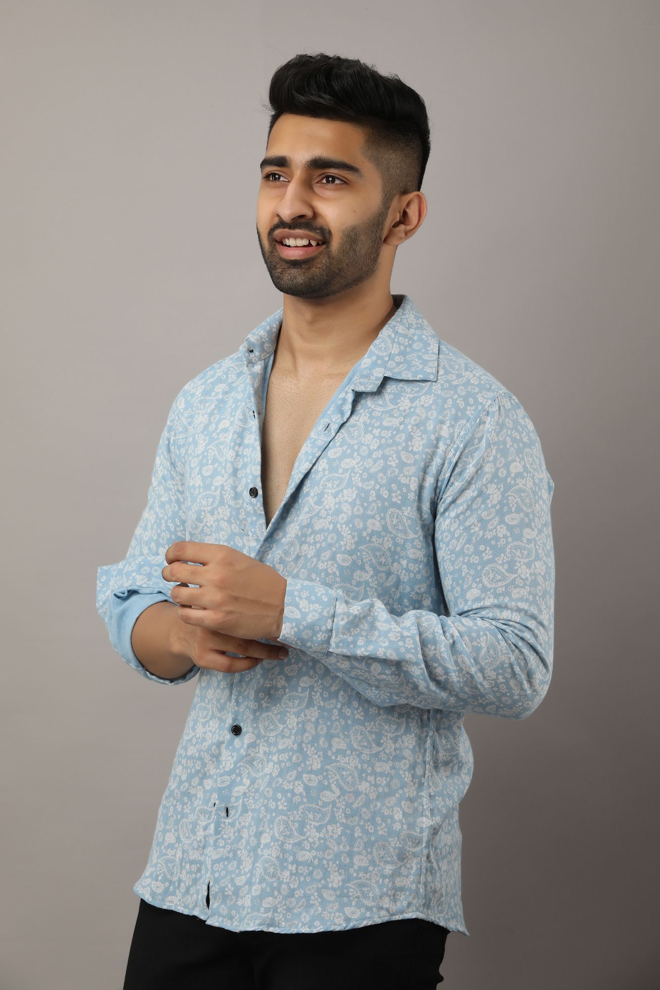 Mens Printed Soft Shirt
