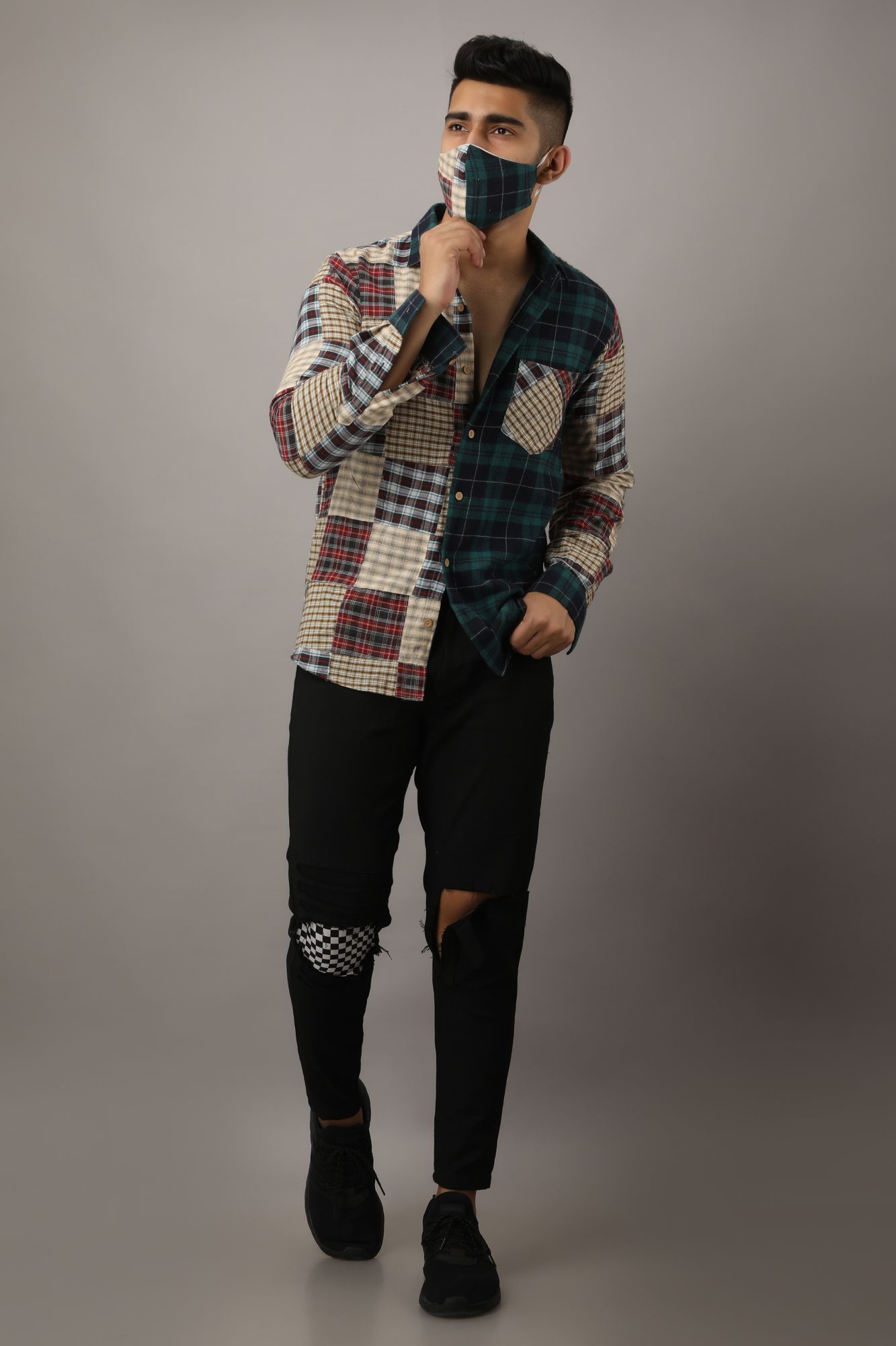 Mens Checked Packed Shirt