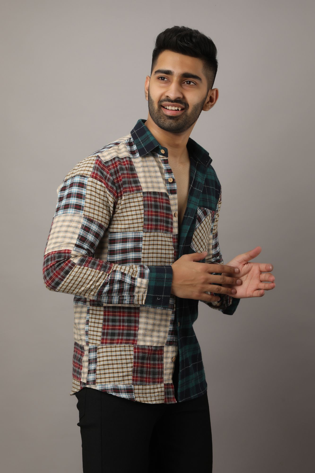 Mens Checked Packed Shirt