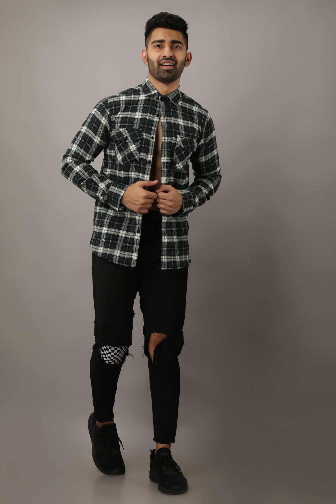 Mens Soft Check Shirt