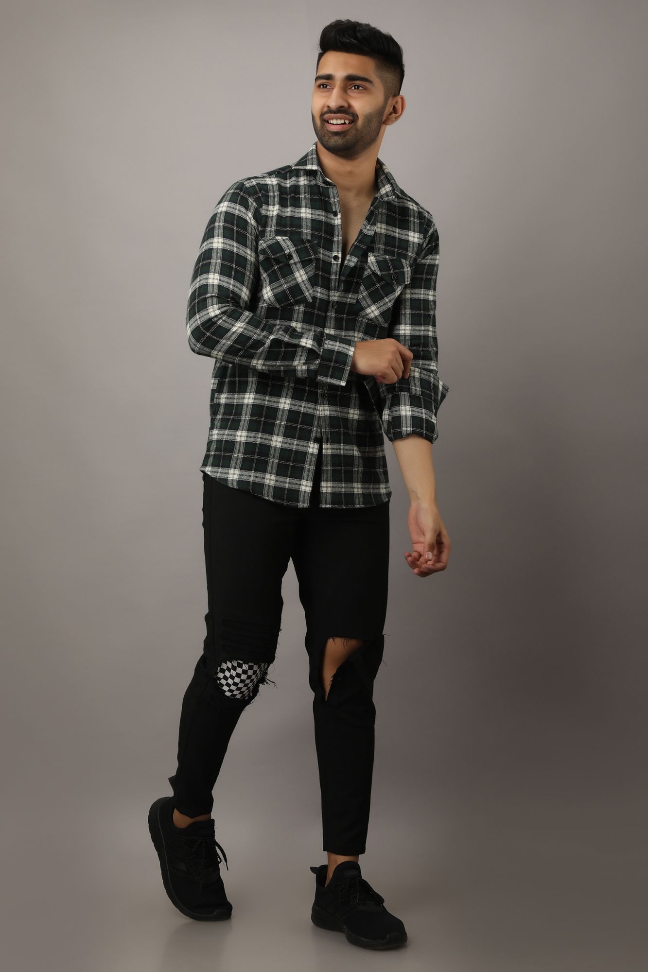 Mens Soft Check Shirt