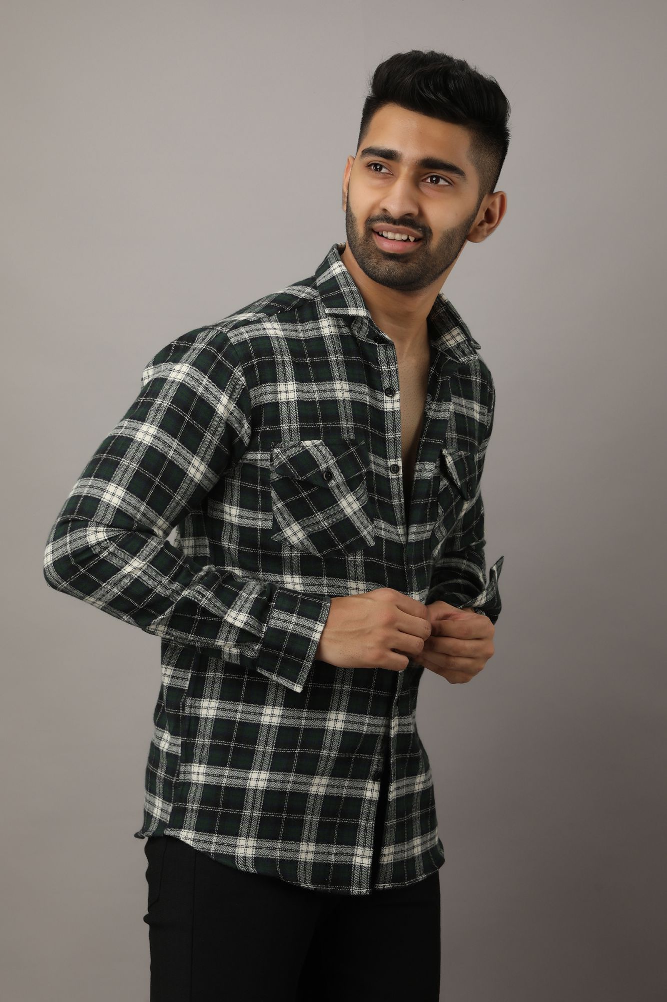 Mens Soft Check Shirt