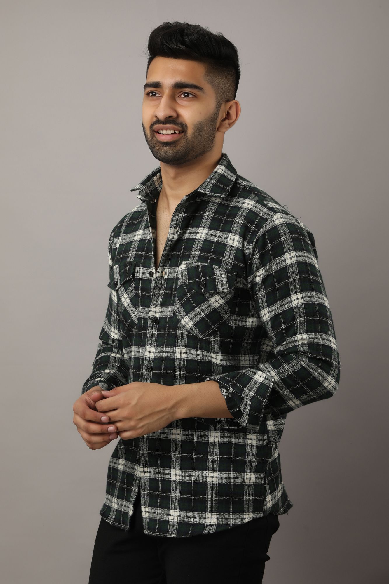 Mens Soft Check Shirt