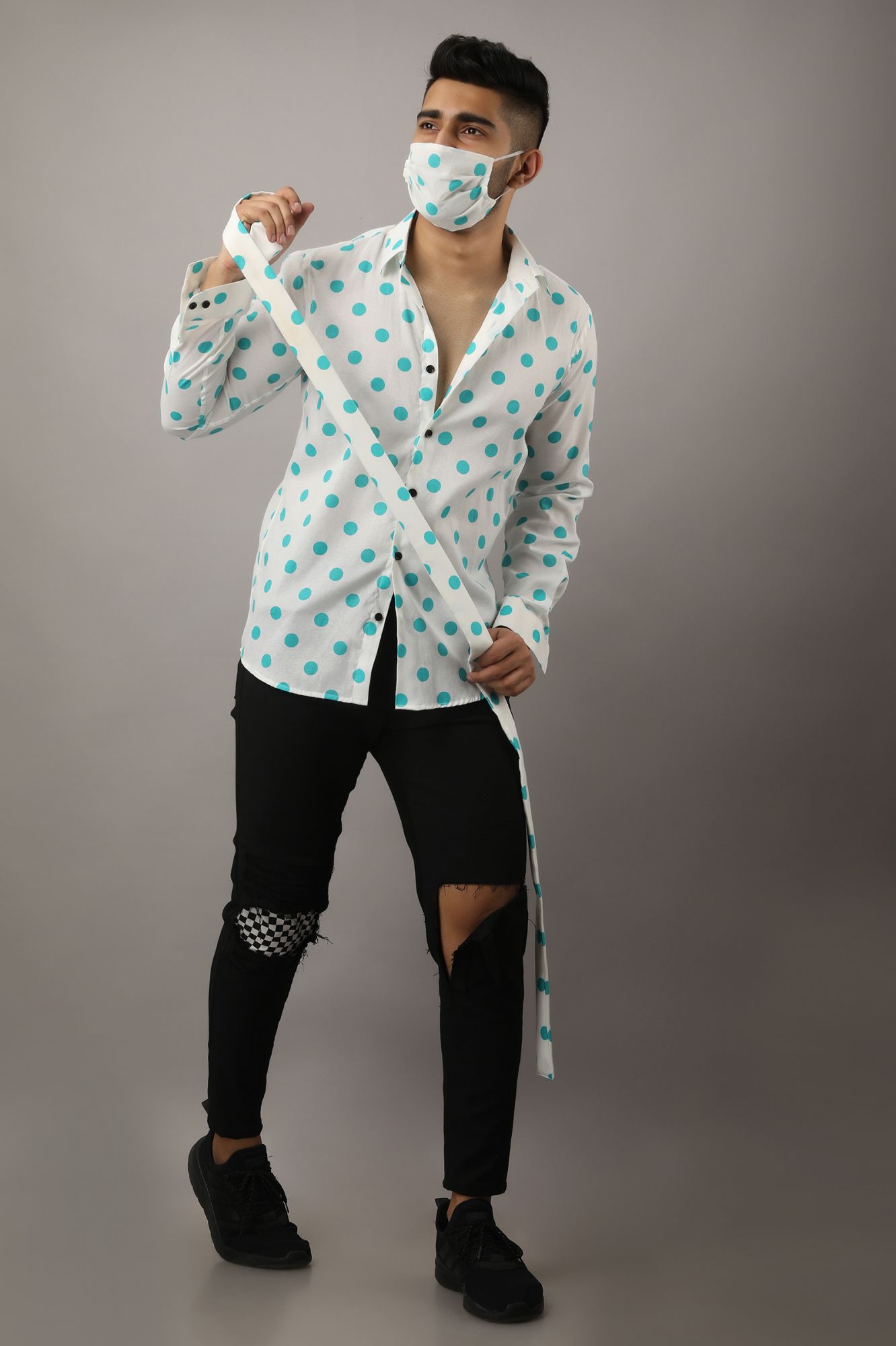Mens Polka Dot Shirt