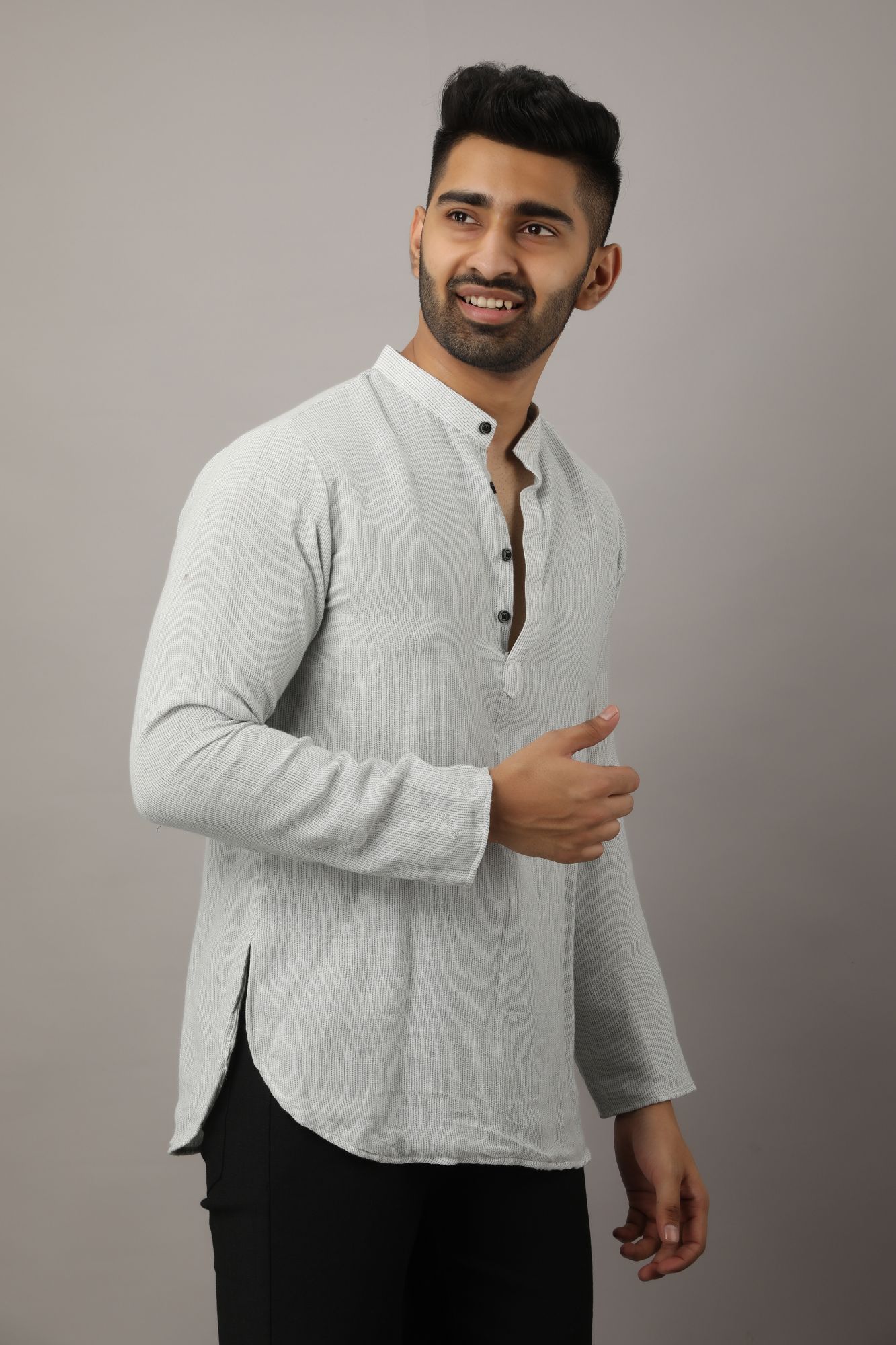 Mens Cotton Short Kurta