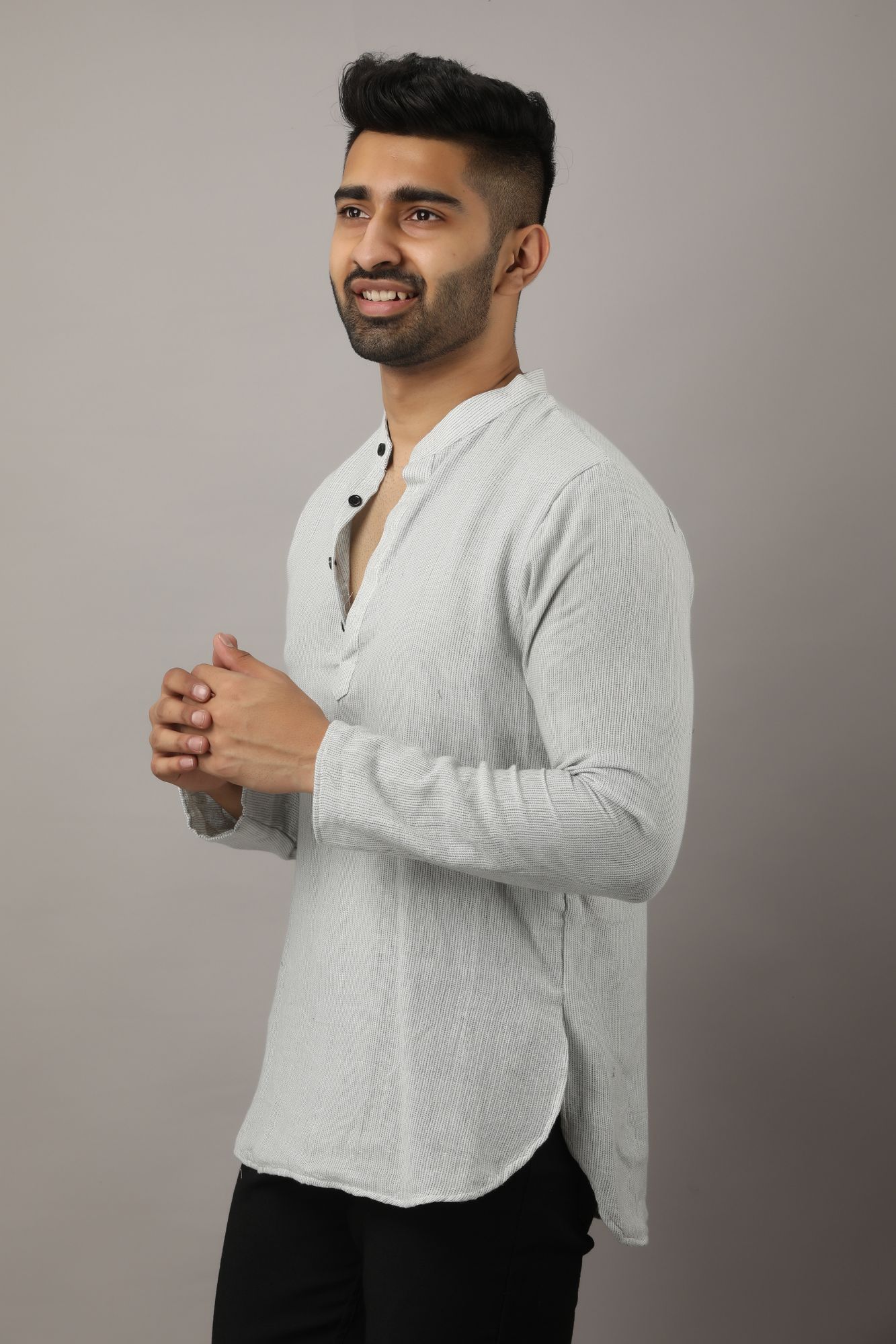 Mens Cotton Short Kurta