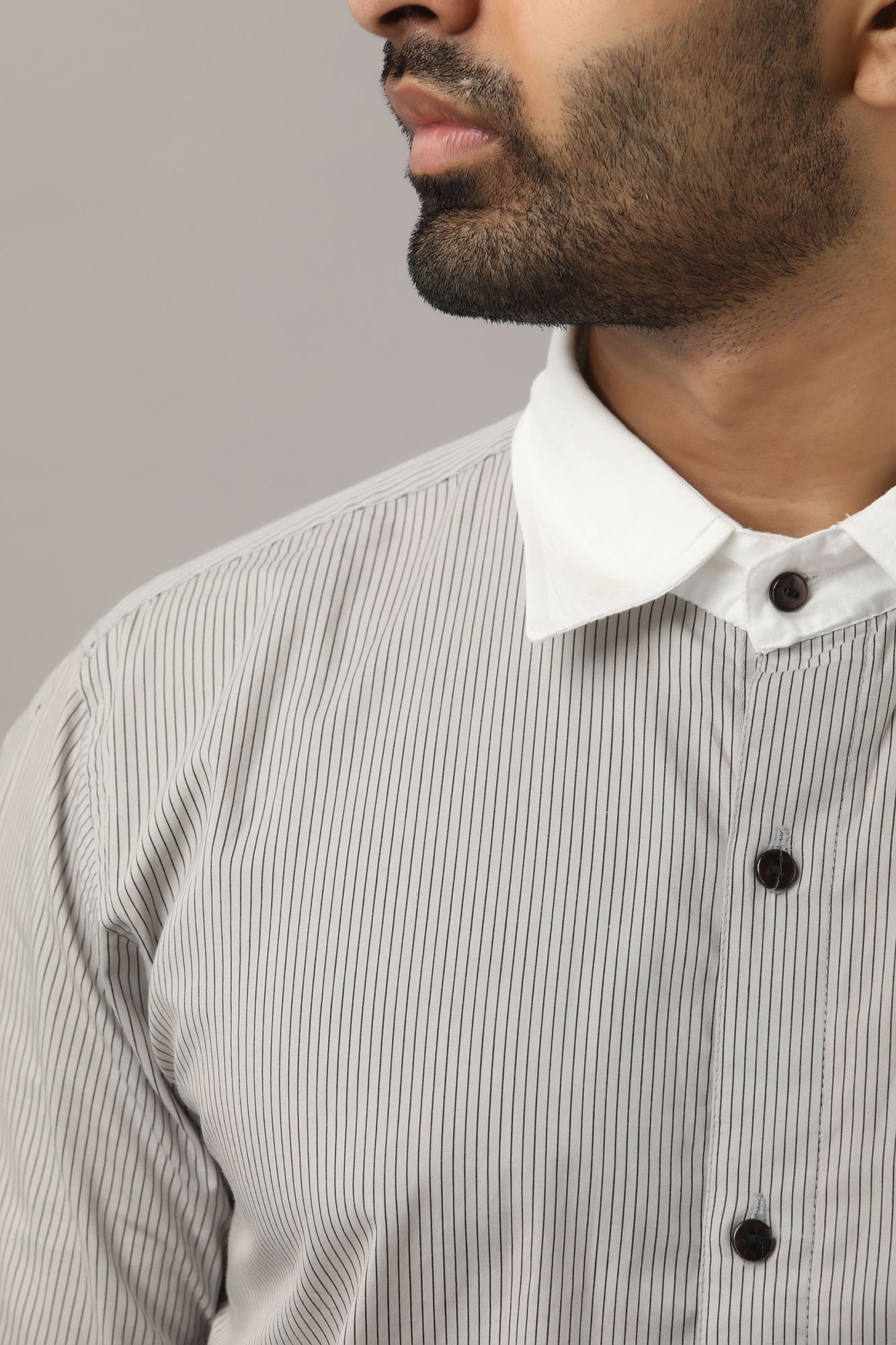 Mens Striped Formal Shirt