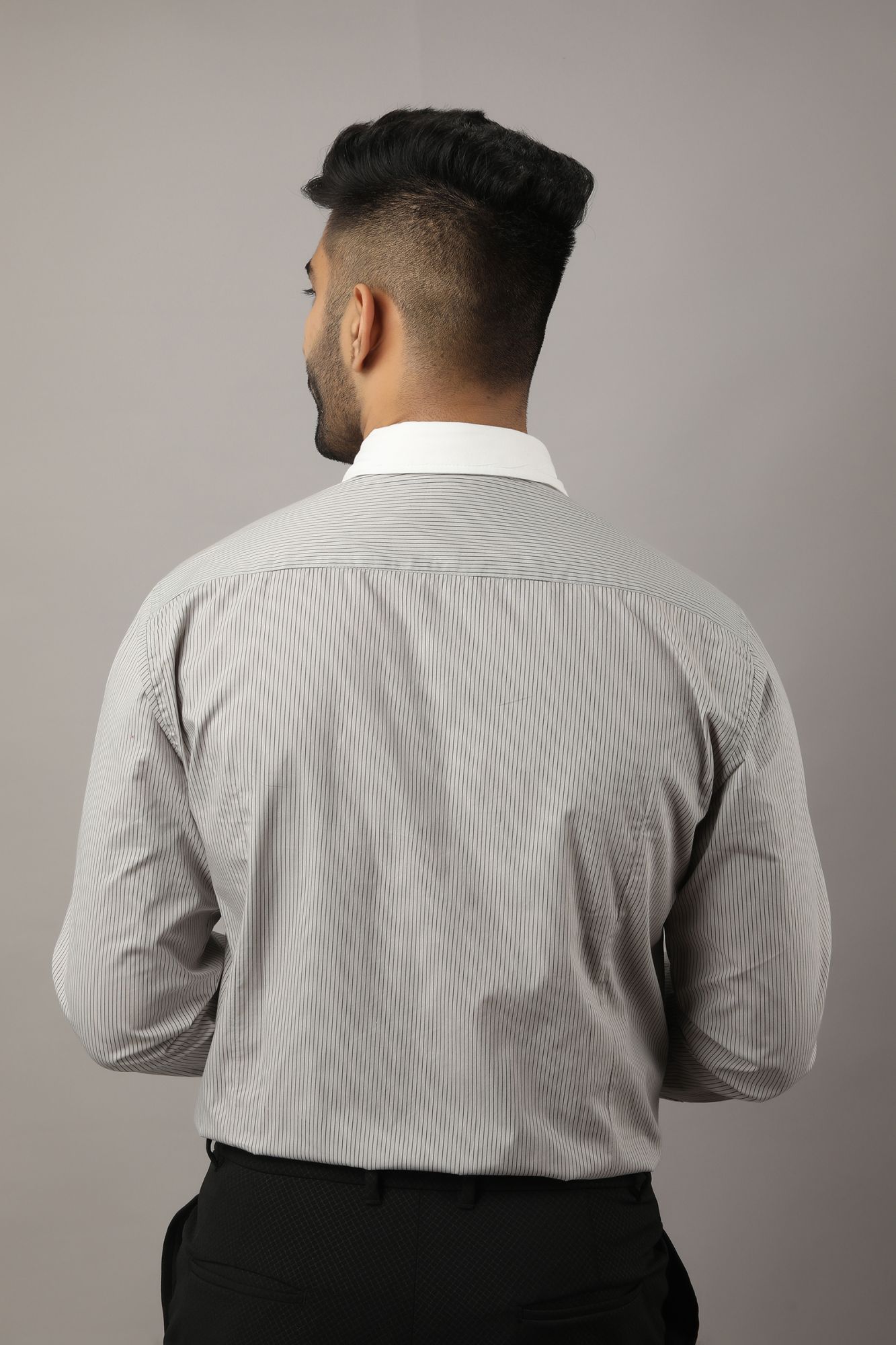 Mens Striped Formal Shirt