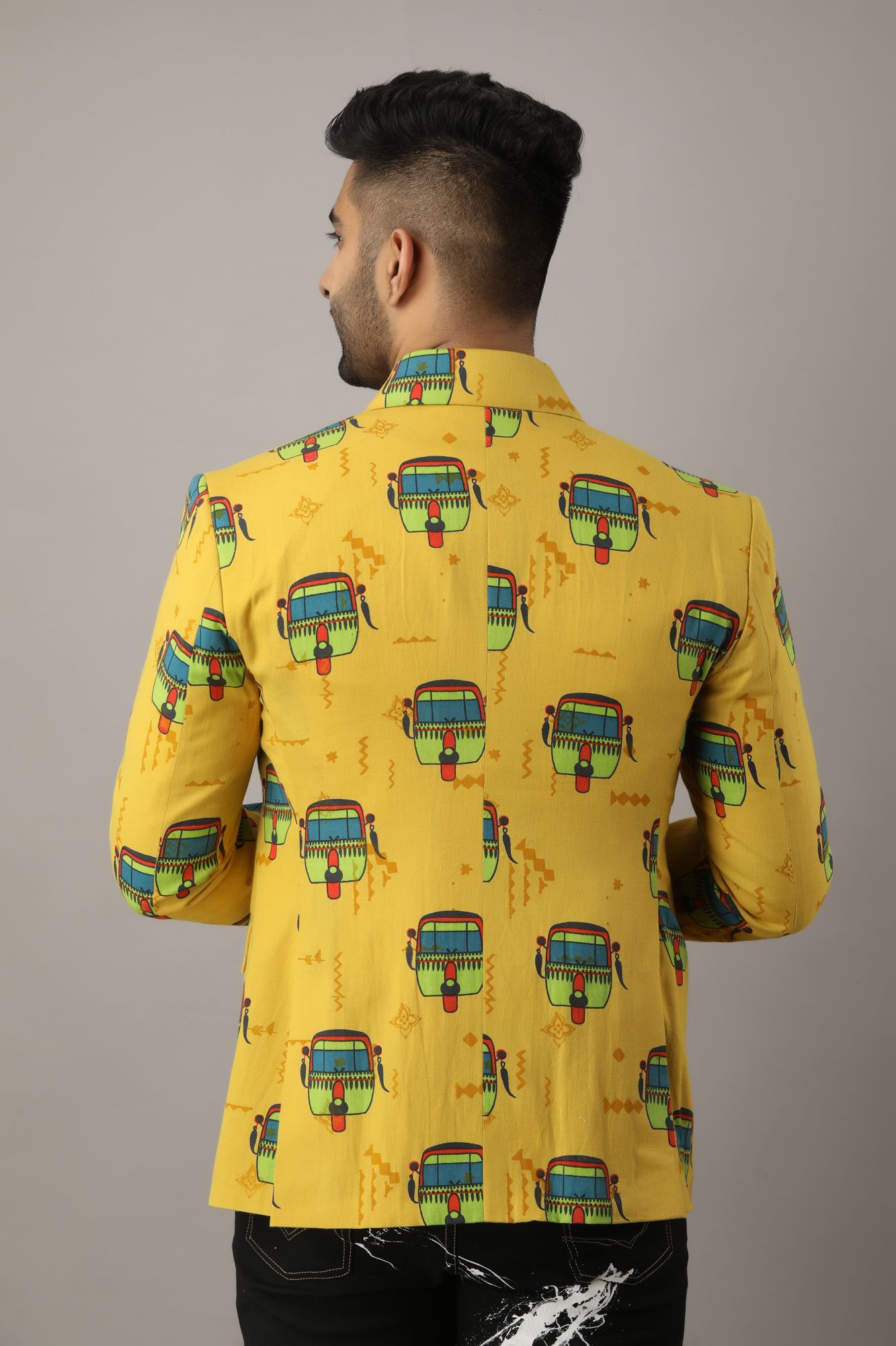 Mens Printed Blazer