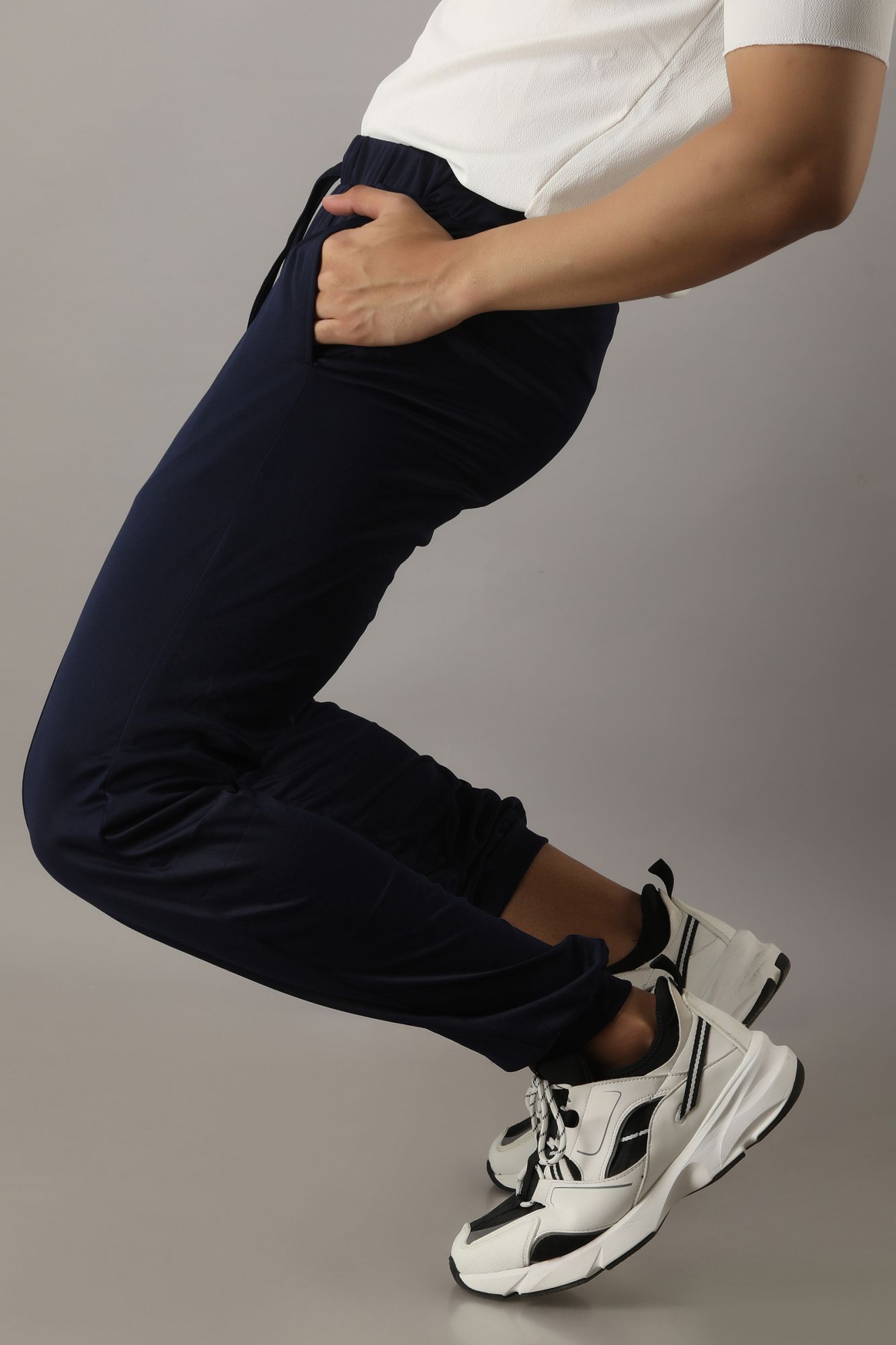 Mens Dark Blue Joggers