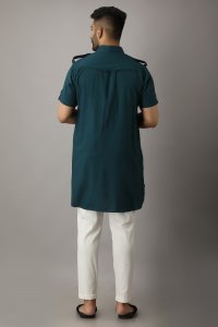 Men's Green Pathani Kurta