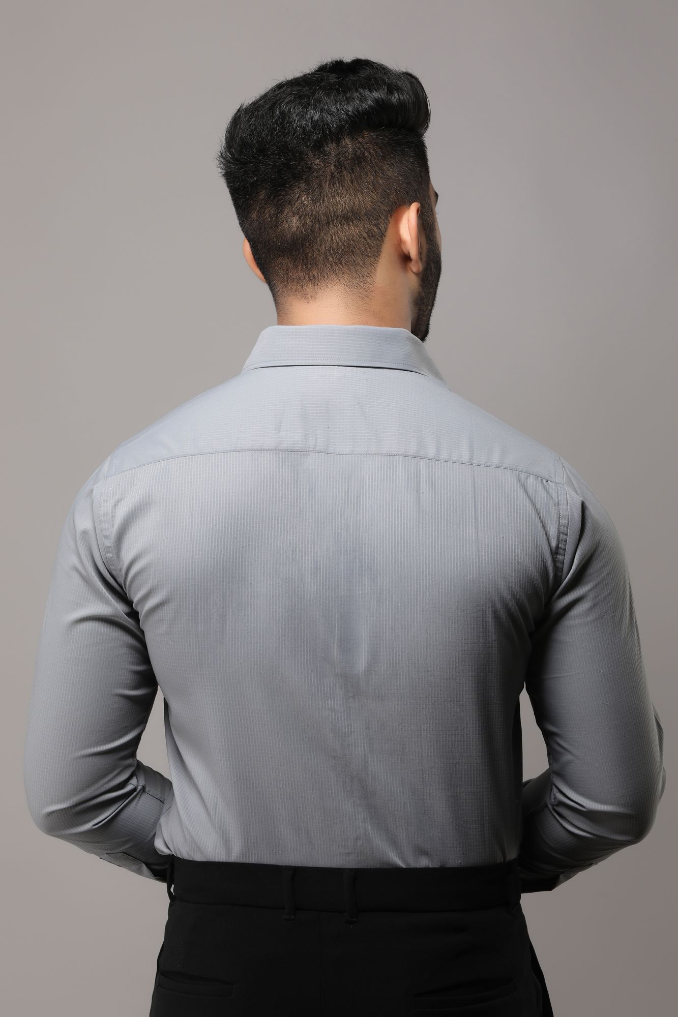 Mens Textured Formal Shirt