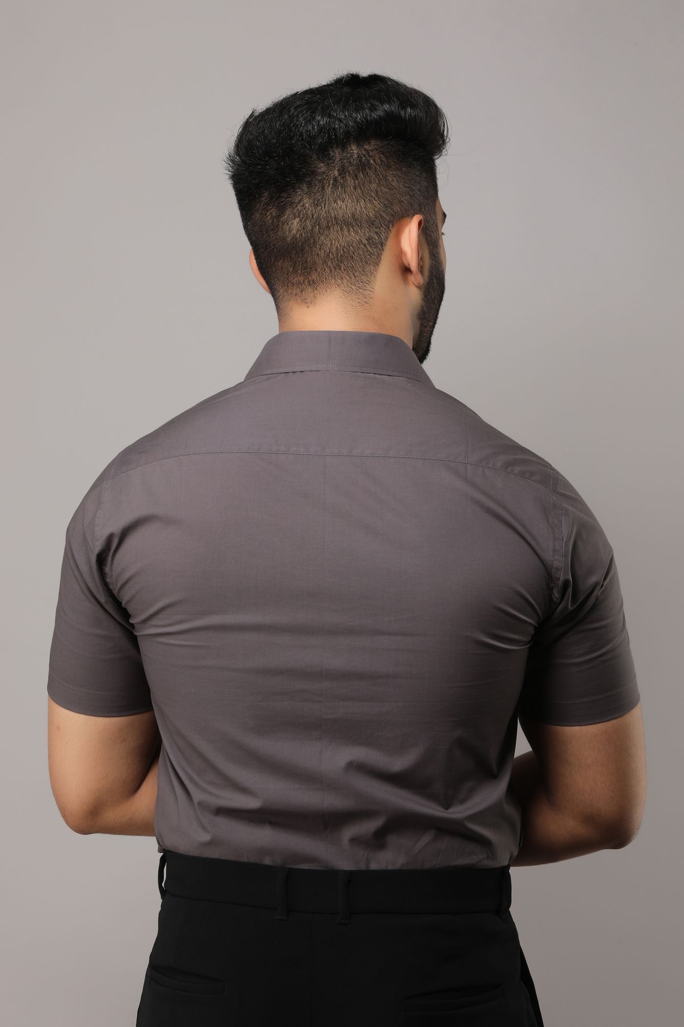 Mens Slim Fit Half Sleeve Shirt