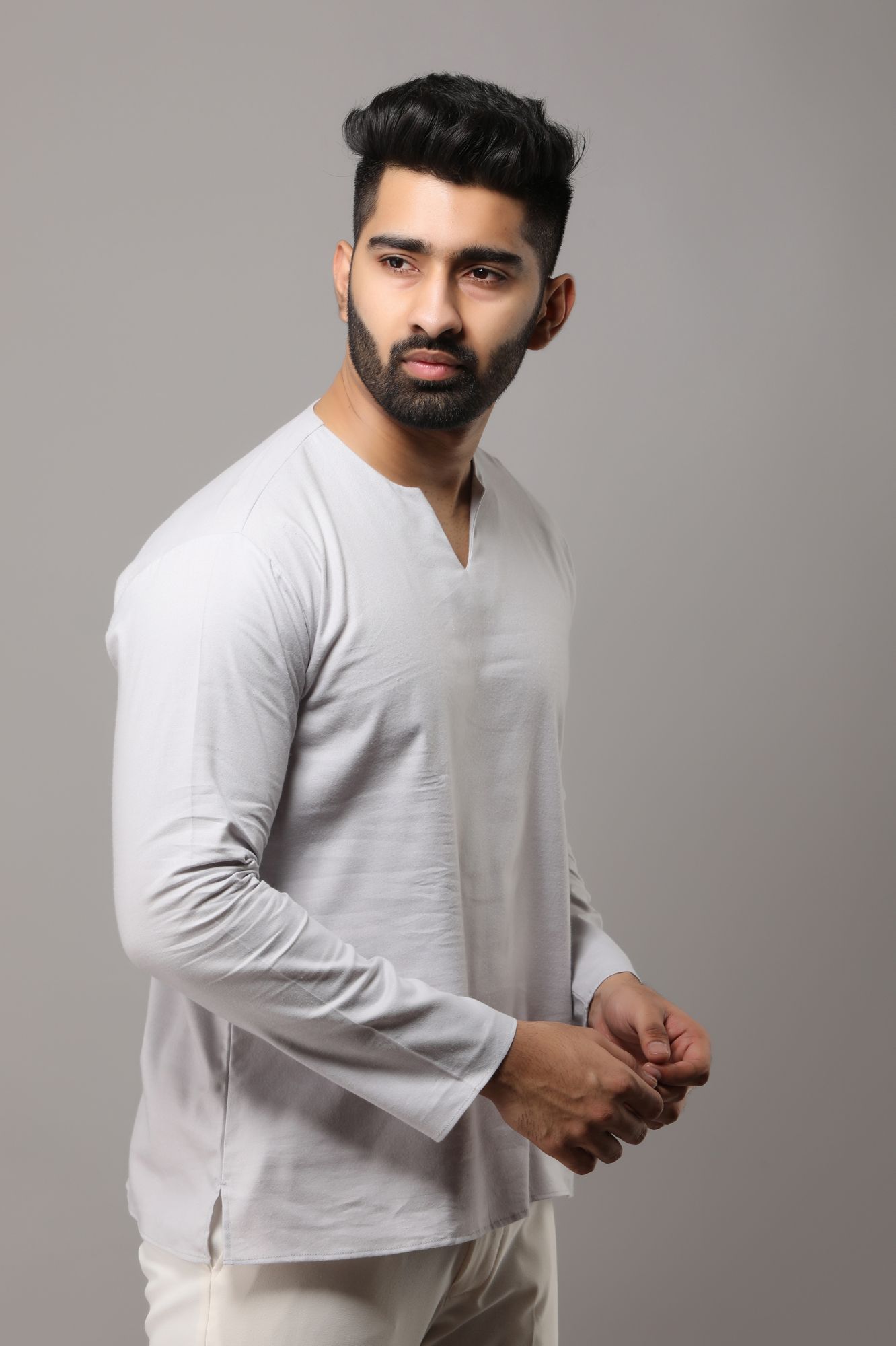 Mens Casual Short Length Kurta