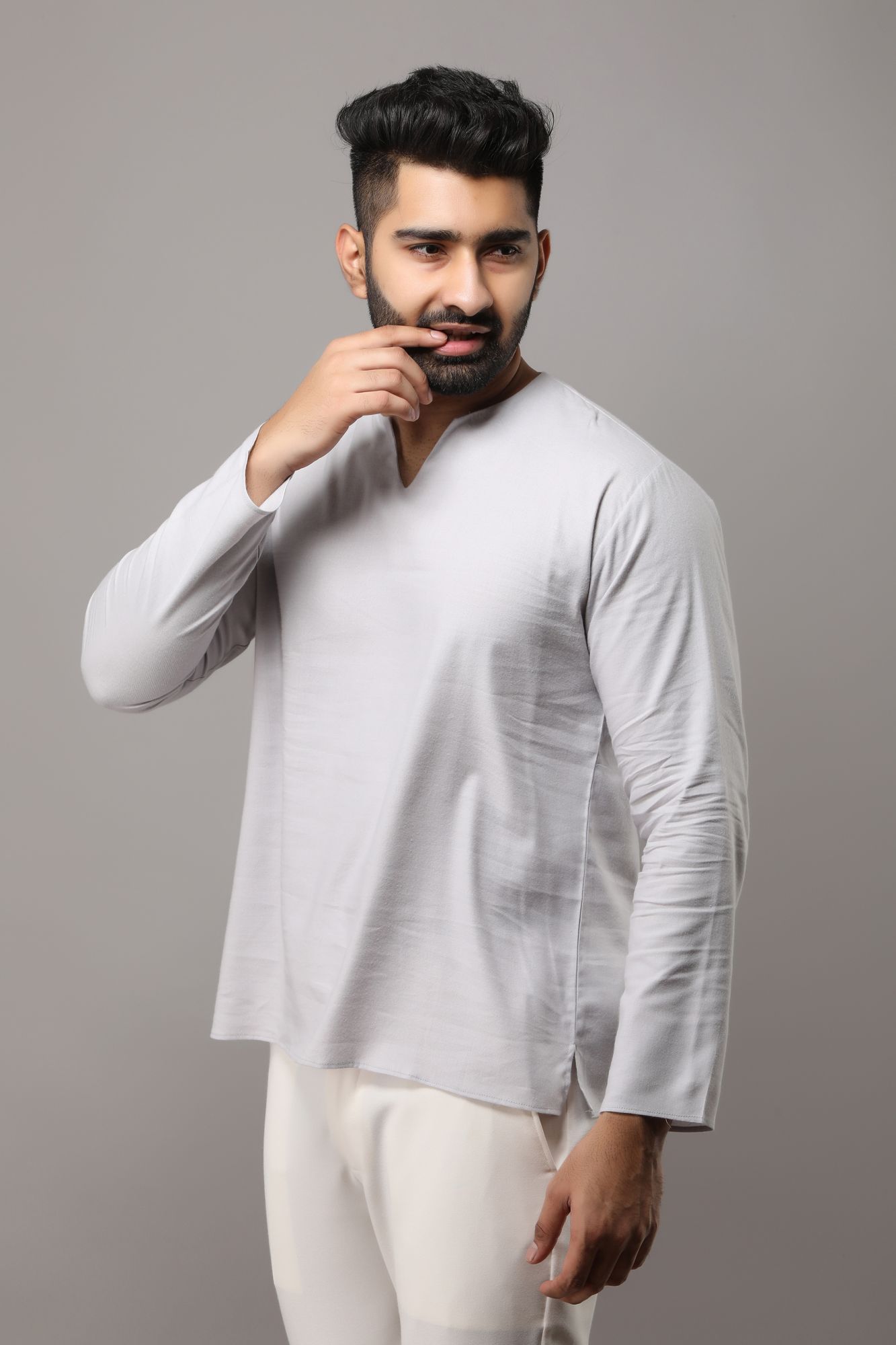 Mens Casual Short Length Kurta