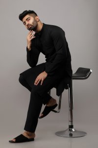 Men's Black Pyjama pants