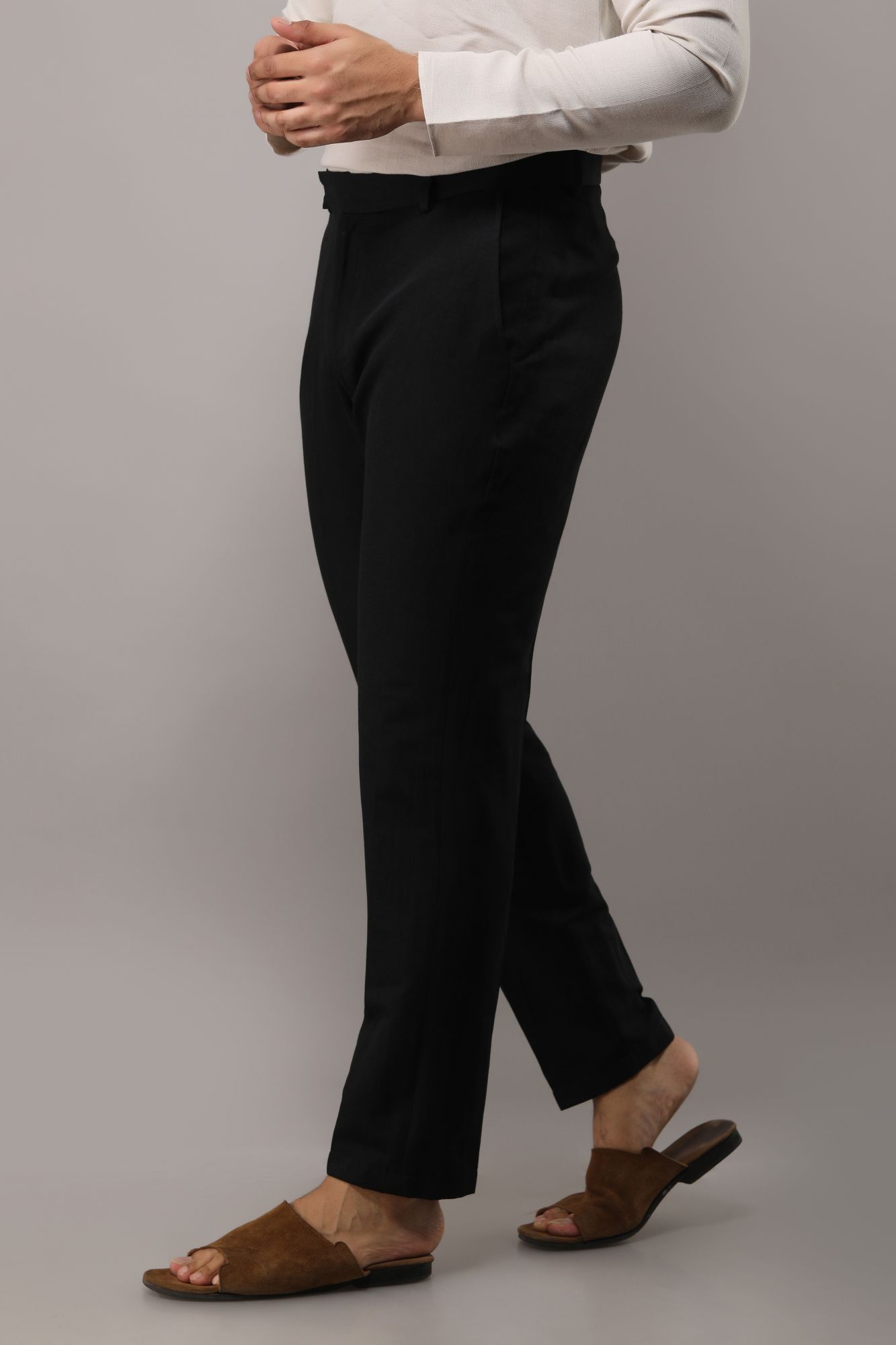 Mens Black Pyjama pants