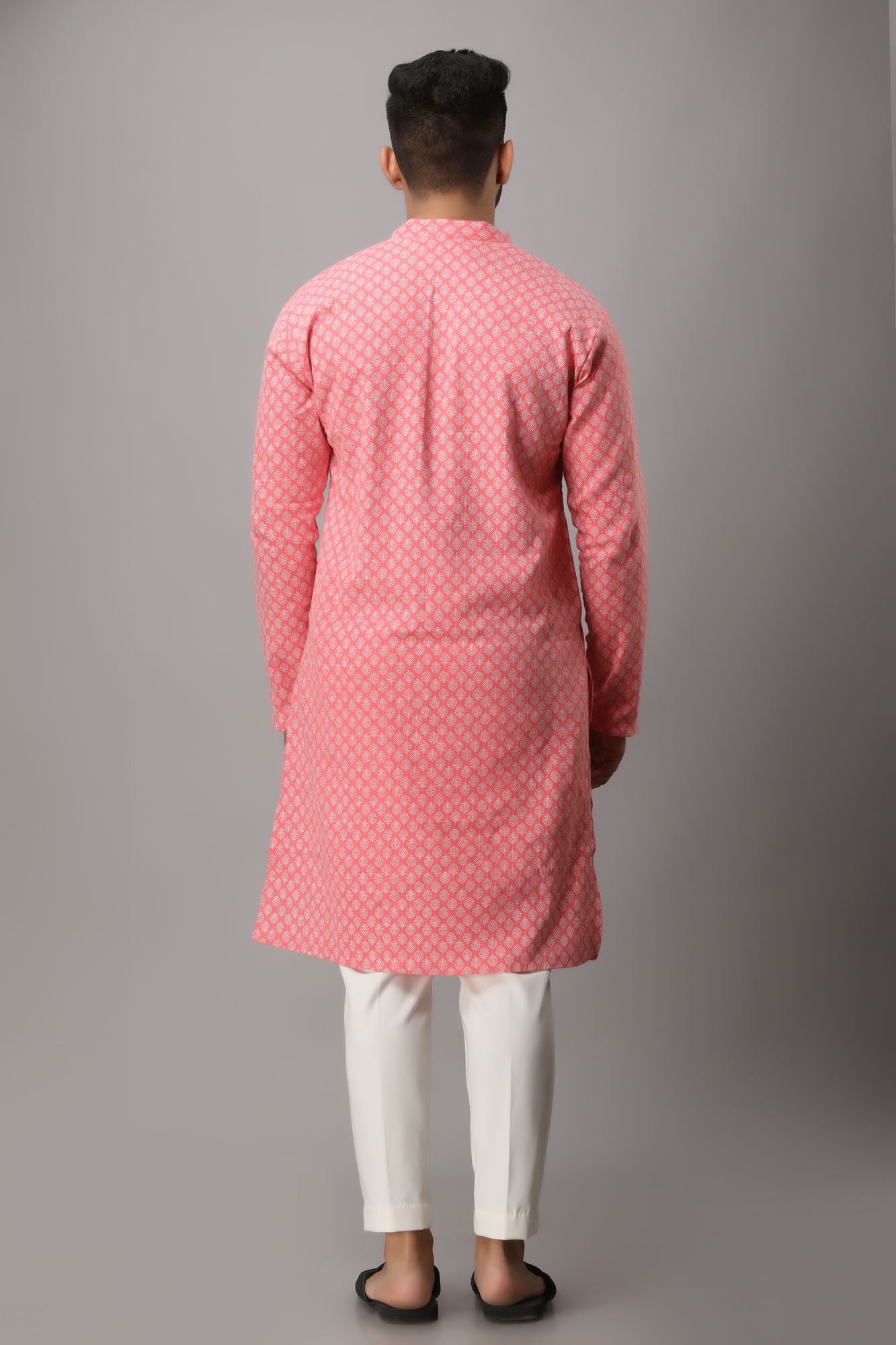 Mens Printed Flowing Kurta