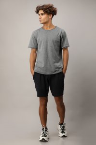 Men's Textured Grey Tshirt
