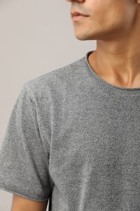 Men's Textured Grey Tshirt