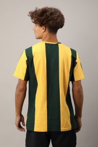 Men's Printed Striped Tshirt