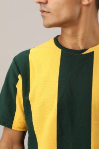 Men's Printed Striped Tshirt