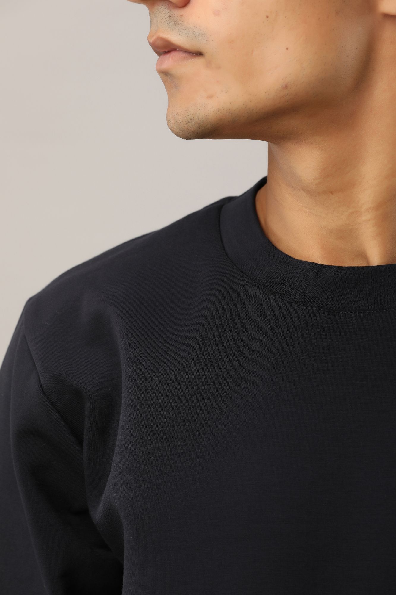 Mens Pullover In Navy Blue