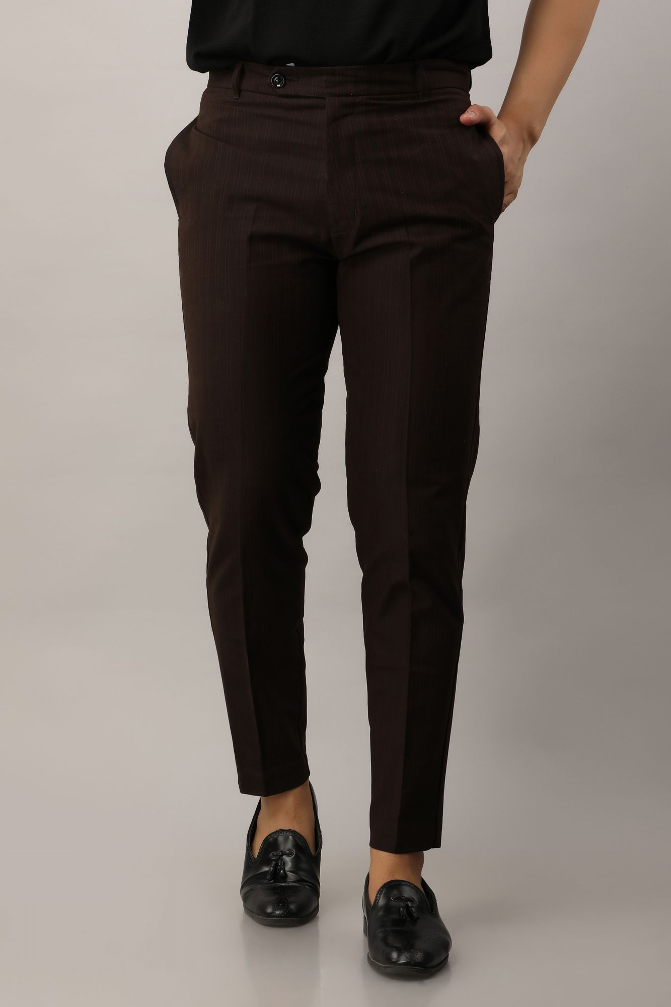 Mens Striped Tailored Fit pants