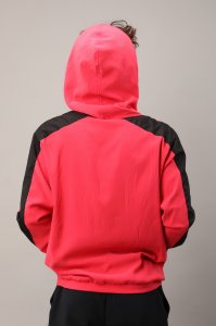 Men's Pink Side Taped Hoodie