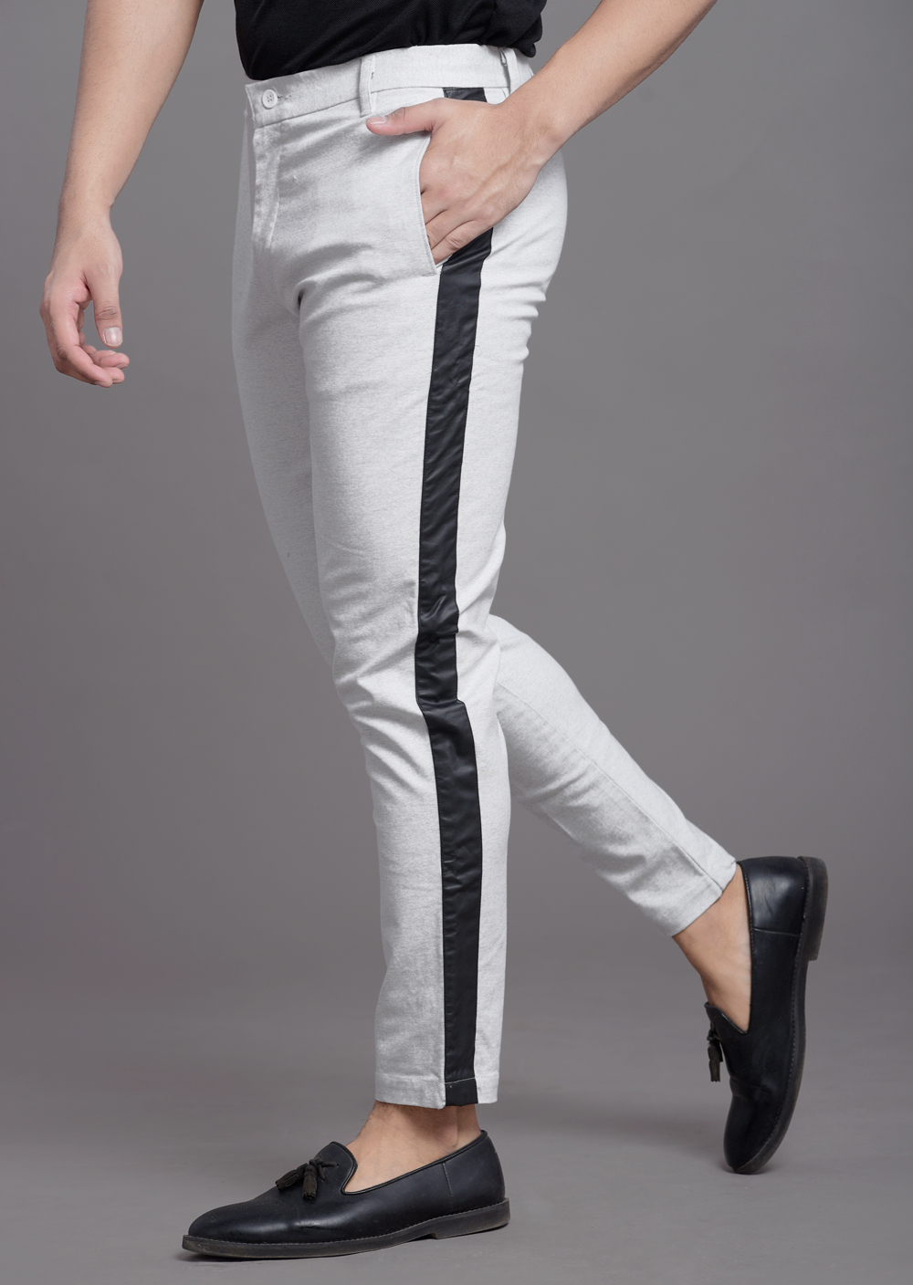 Mens Side taped pants