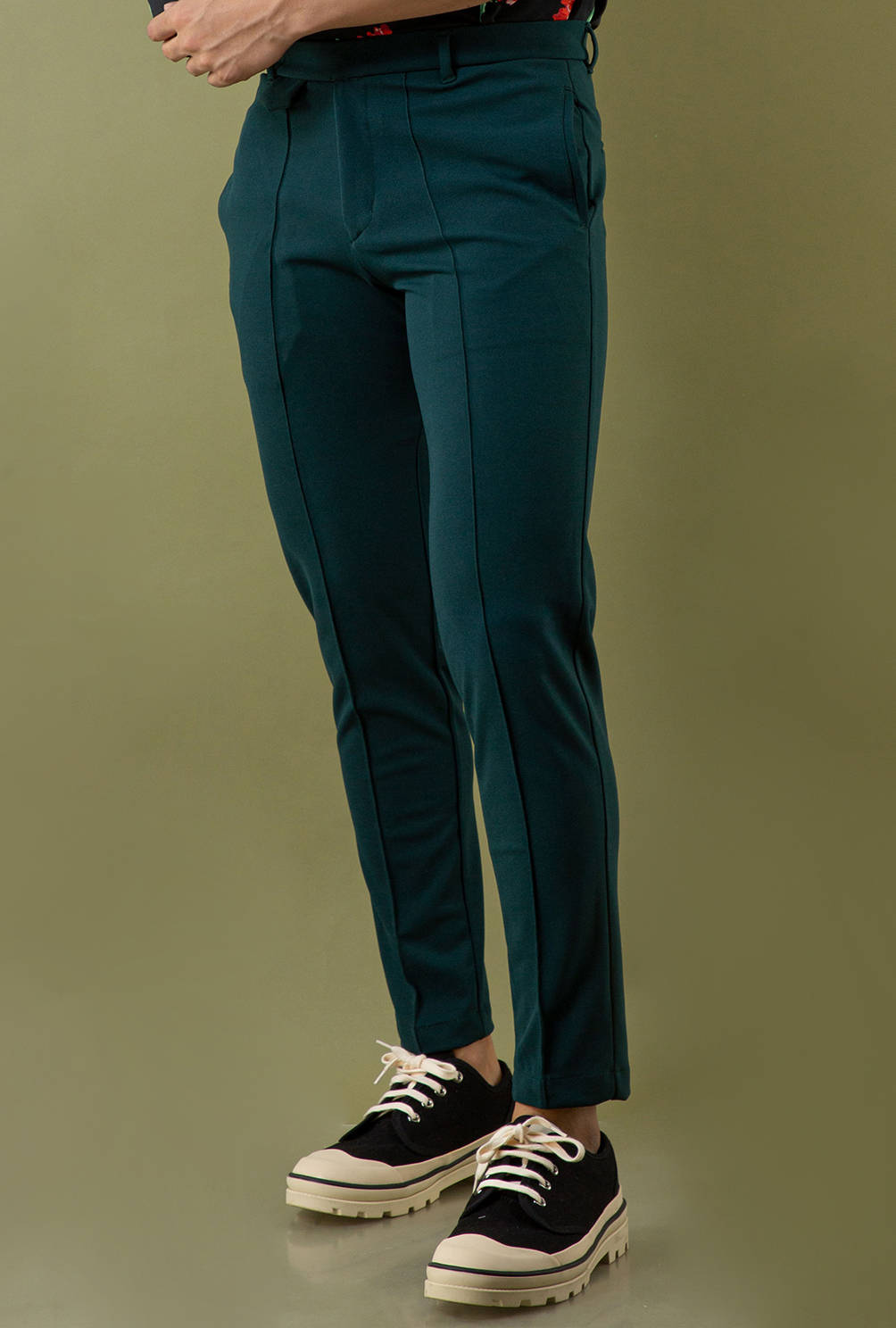 Tapered Olive Green Pants