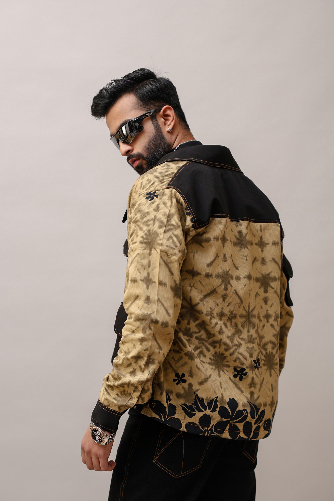 Printed Jacquard Shacket