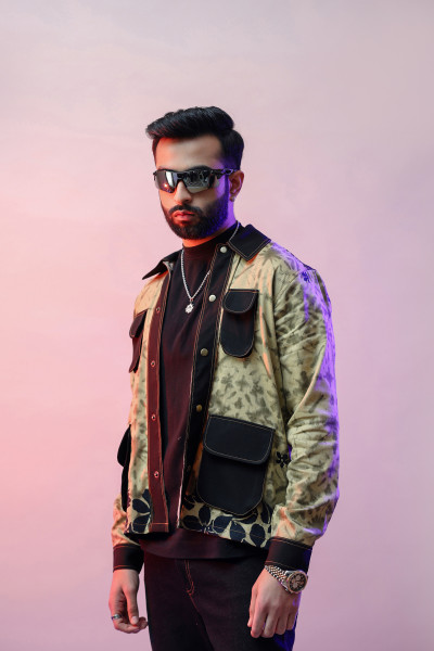 Printed Jacquard Shacket