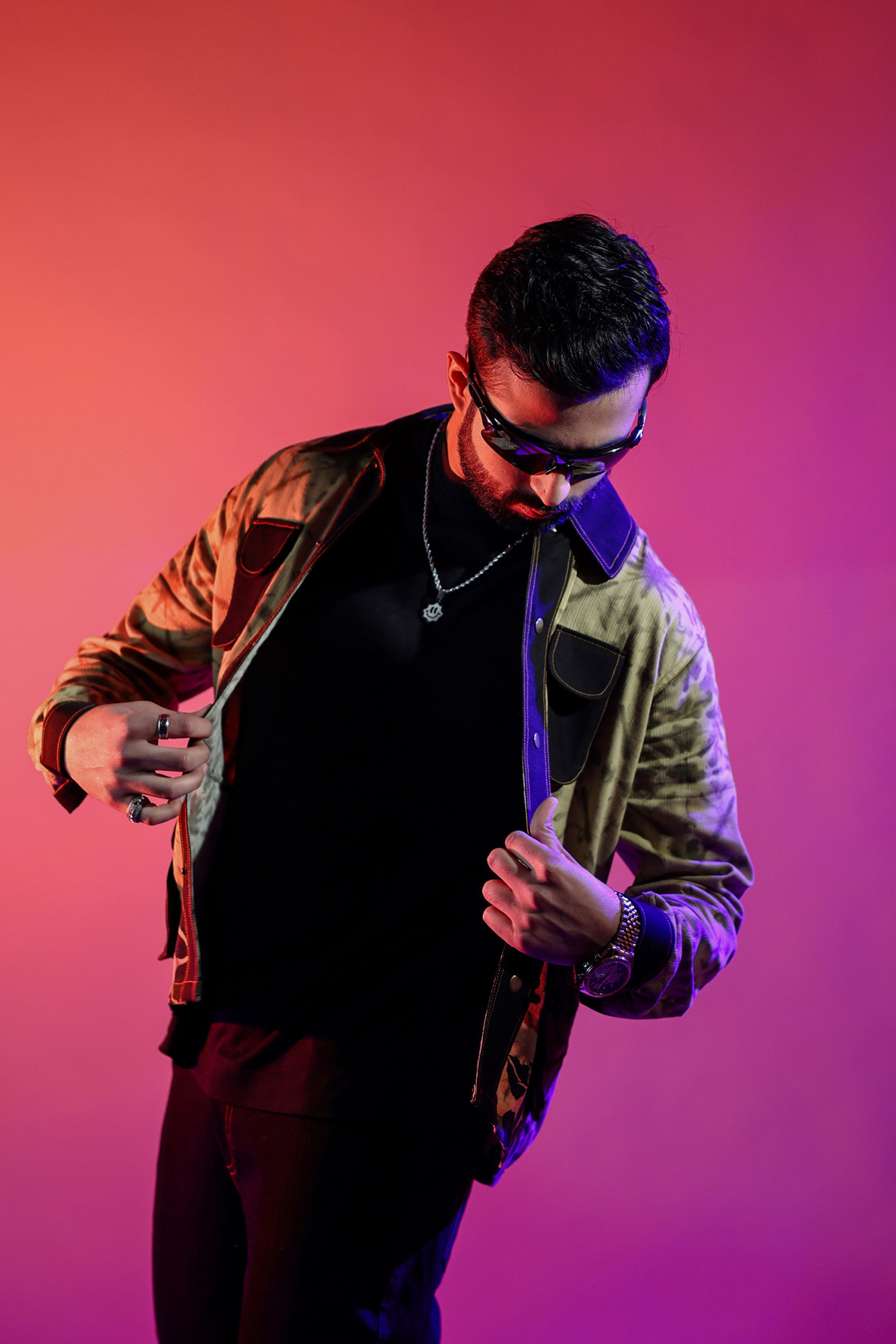 Printed Jacquard Shacket