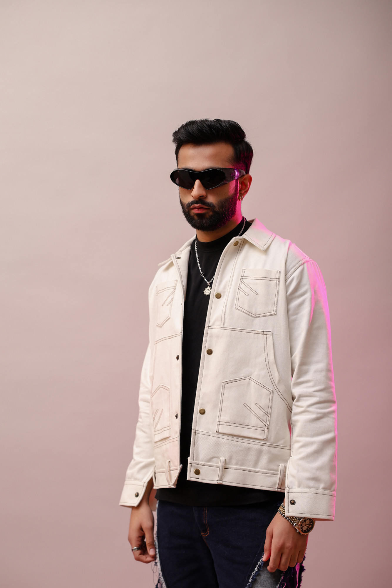 Reverse Pocket Denim Jacket