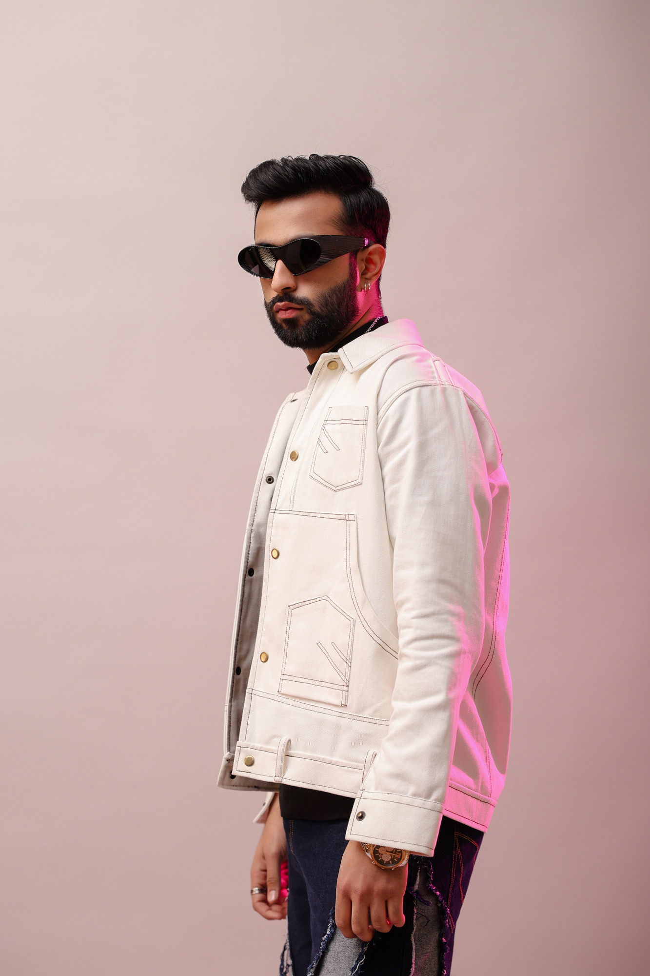 Reverse Pocket Denim Jacket