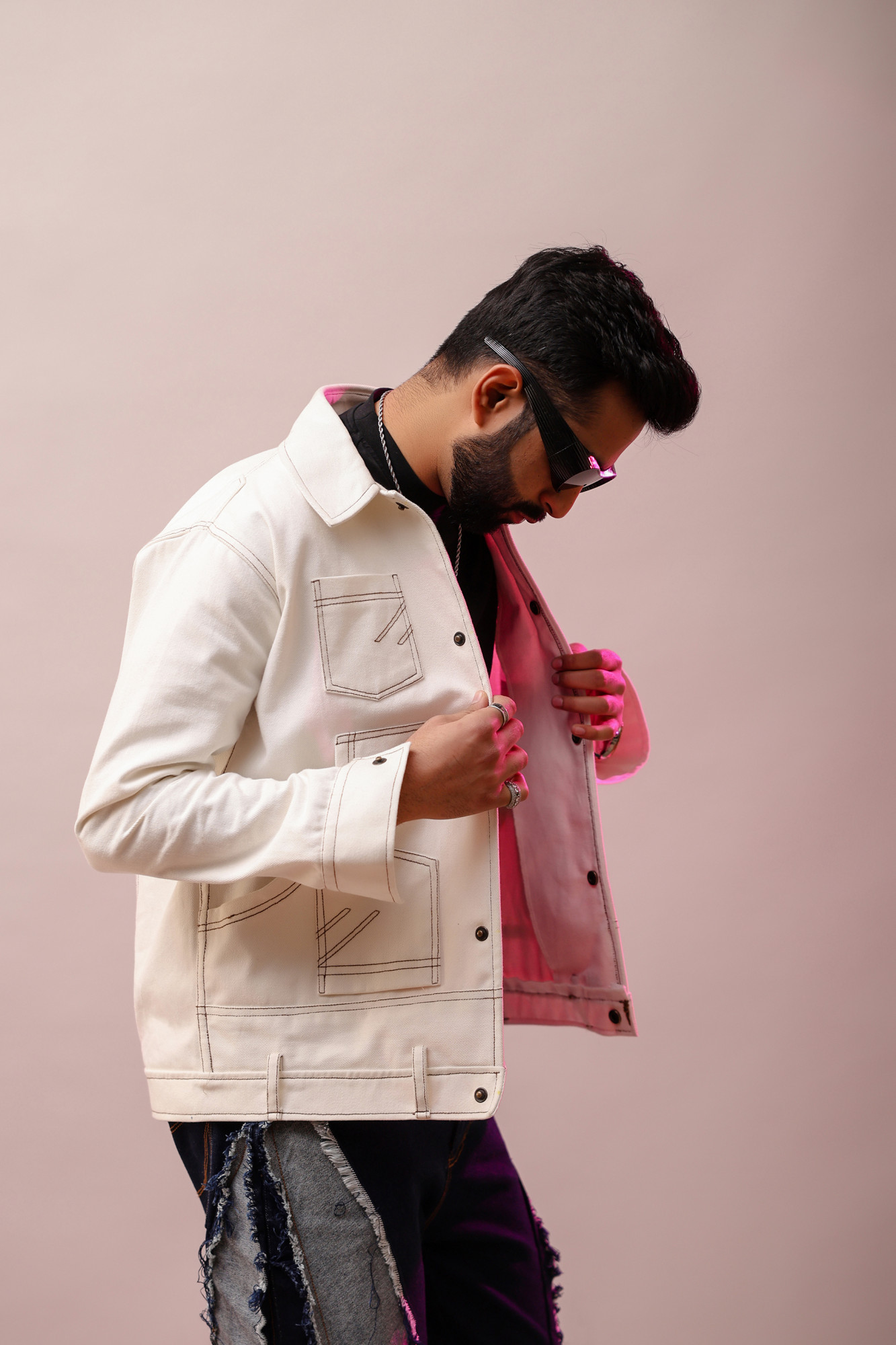 Reverse Pocket Denim Jacket