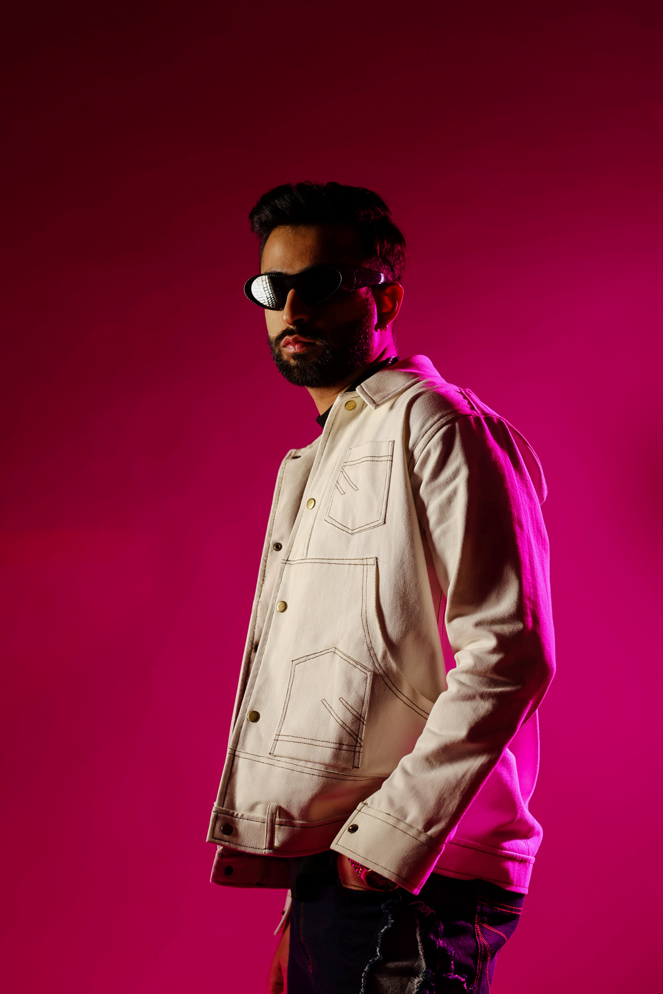 Reverse Pocket Denim Jacket