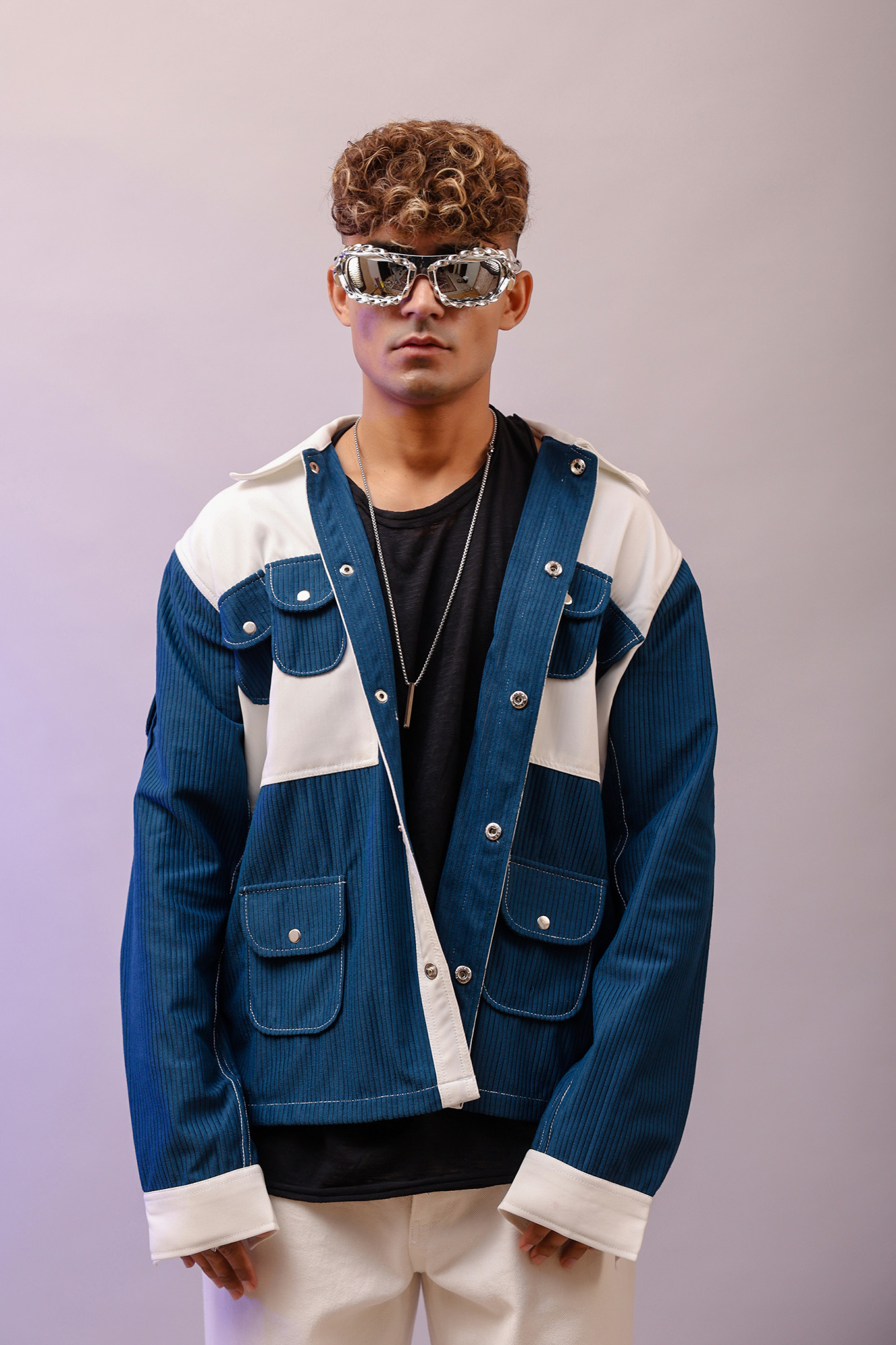 Teal Corduroy Shacket