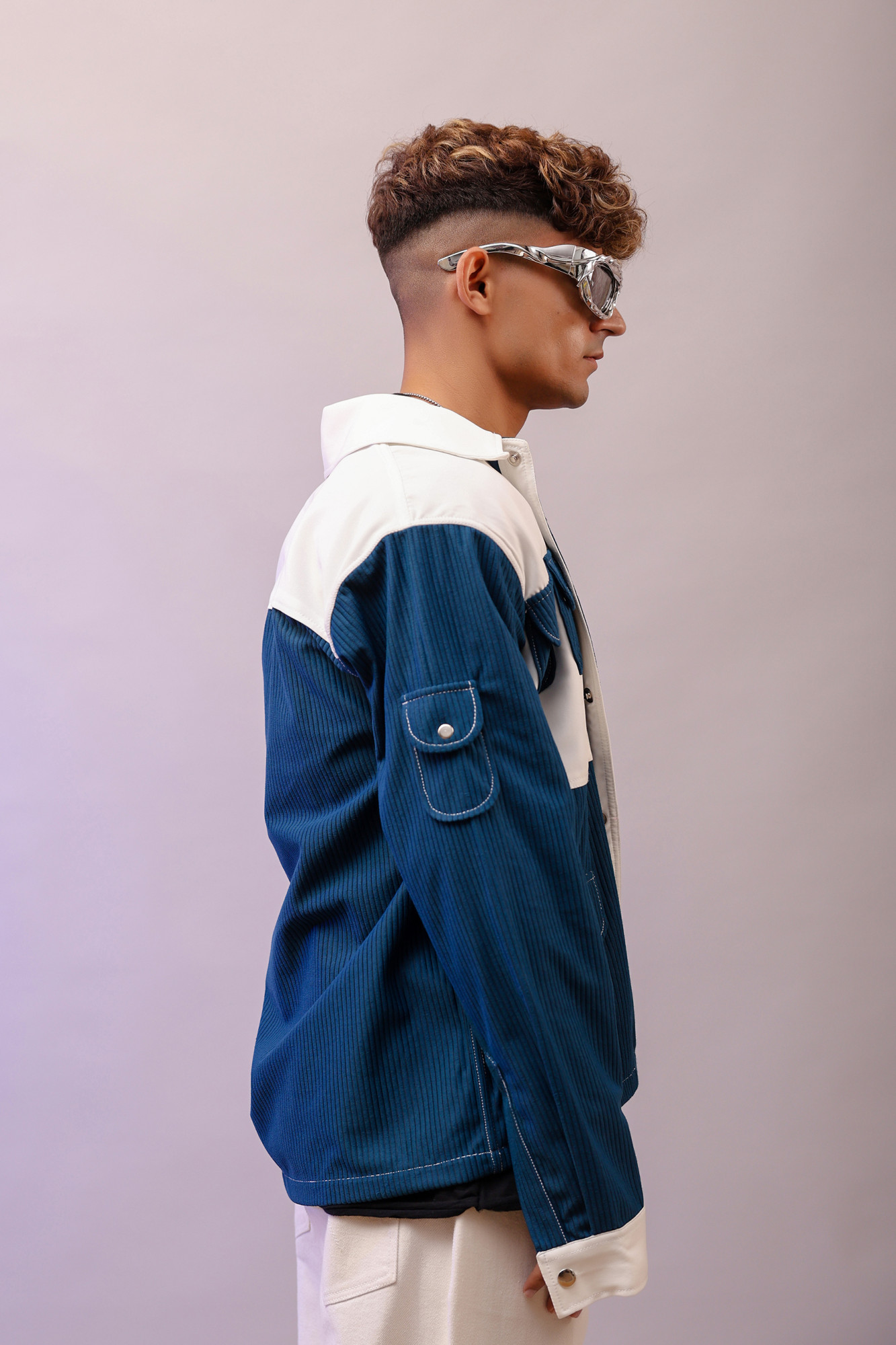 Teal Corduroy Shacket