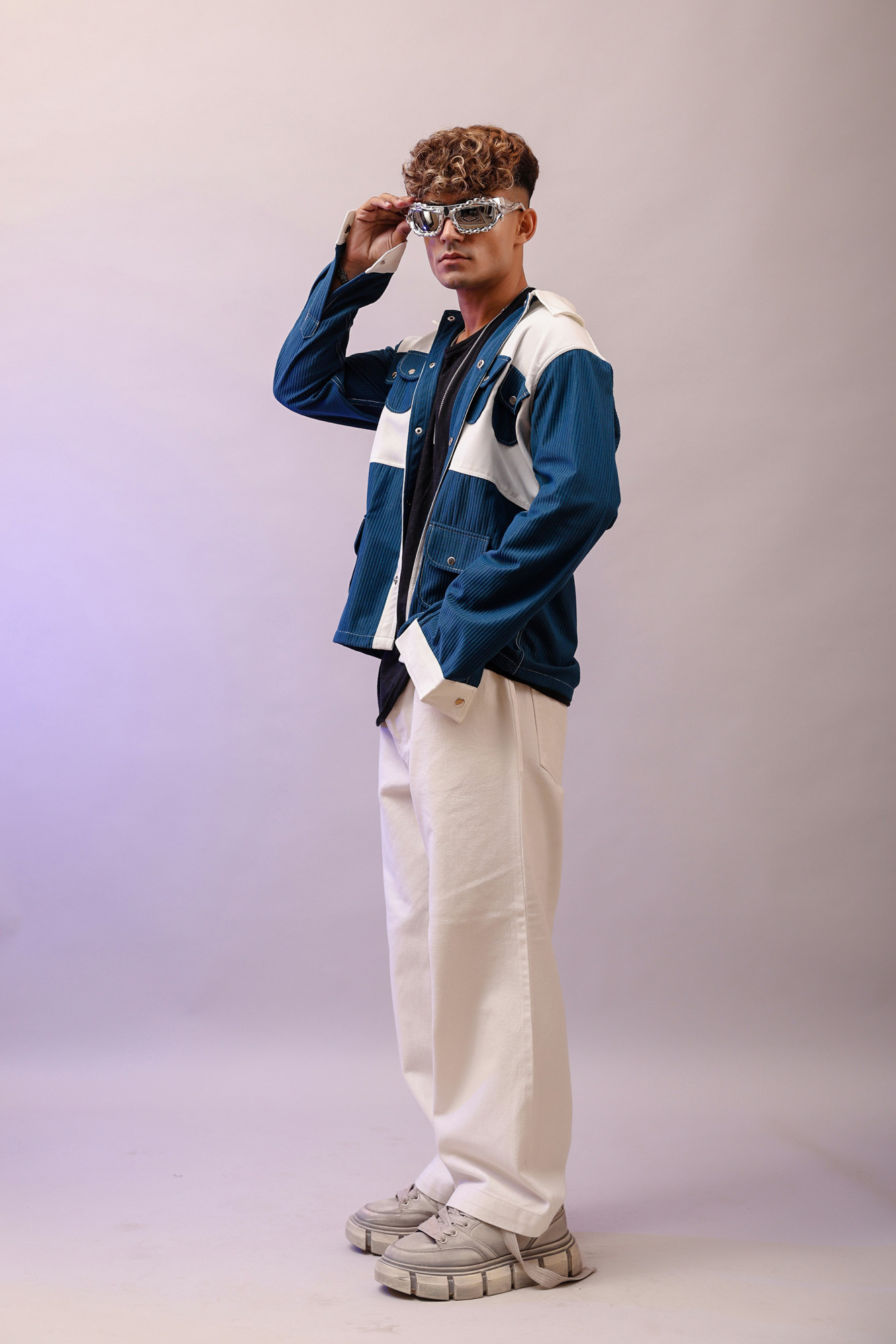 Teal Corduroy Shacket