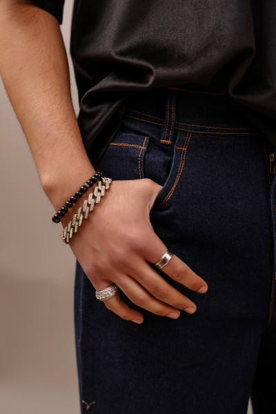 Wide Leg Jeans In Blue