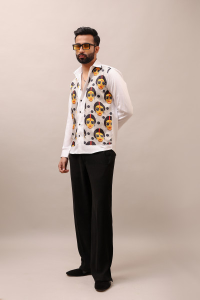 Sanskari Biwi Motif Shirt